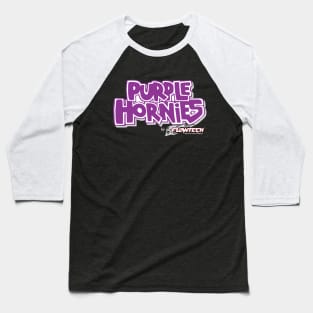 PURPLE HORNIES Baseball T-Shirt